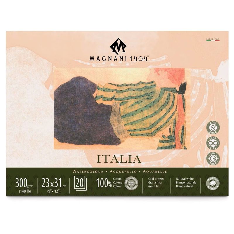 MAGNANI 1404 ACUARELA 300 gr - 23X31 cm