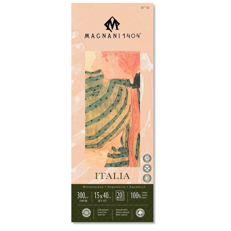 MAGNANI 1404 ACUARELA 300 gr - 15x40 cm