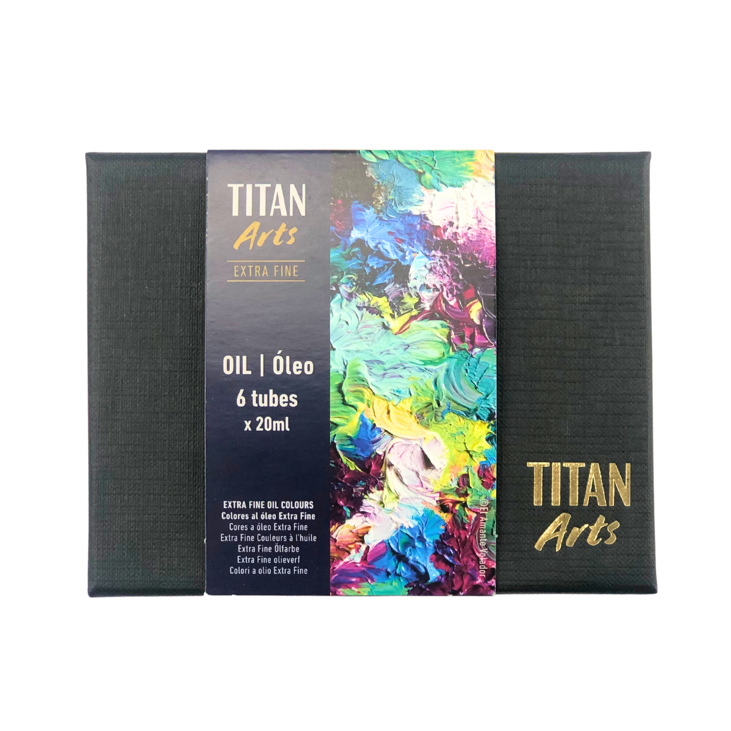 TITAN ARTS ÓLEO EXTRAFINO SET COLORES PRIMARIOS 6x20 ml