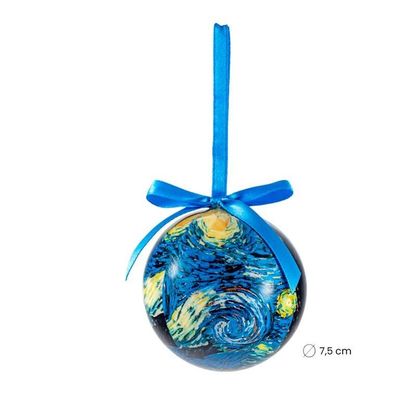 BOLA DECORATIVA NAVIDAD "LA NOCHE ESTRELLADA" VINCENT VAN GOGH
