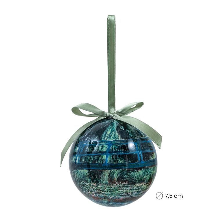 BOLA DECORATIVA NAVIDAD "EL PUENTE JAPONÉS" CLAUDE MONET