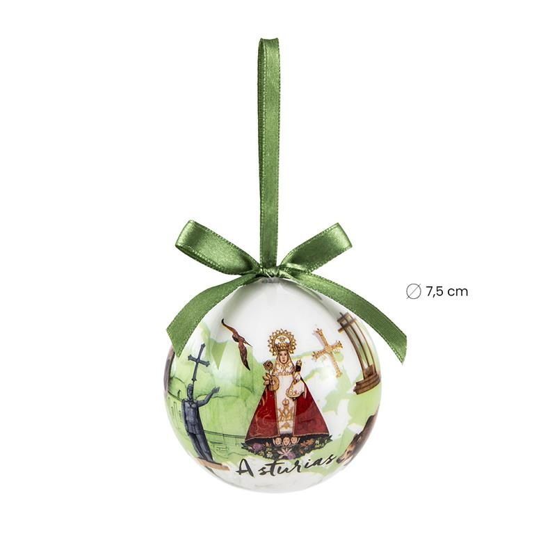 BOLA DECORATIVA NAVIDAD ASTURIAS