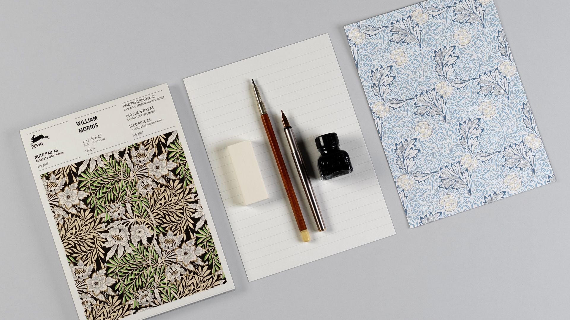 THE PEPIN PRESS BLOC DE PAPEL DE ESCRITURA WILLIAM MORRIS