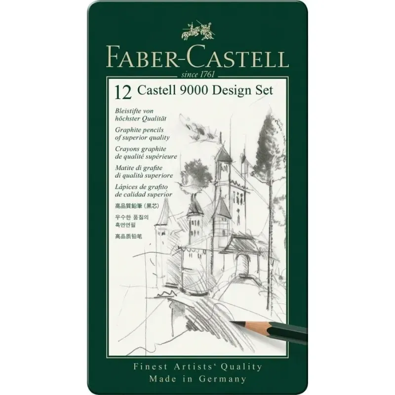FABER CASTELL  9000 DESIGN SET 12