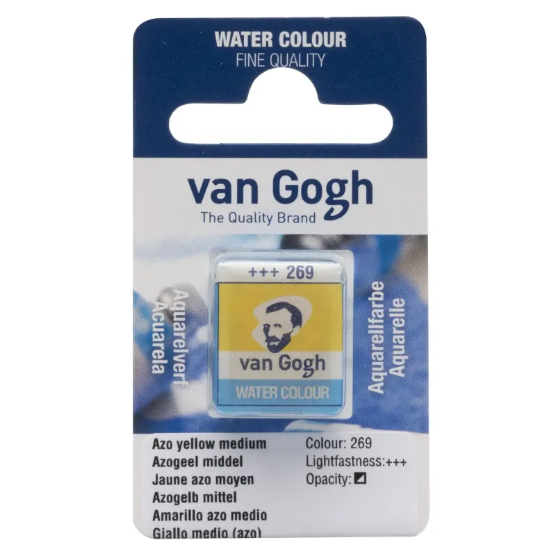 VAN GOGH ACUARELA 269 AMARILLO AZO MEDIO