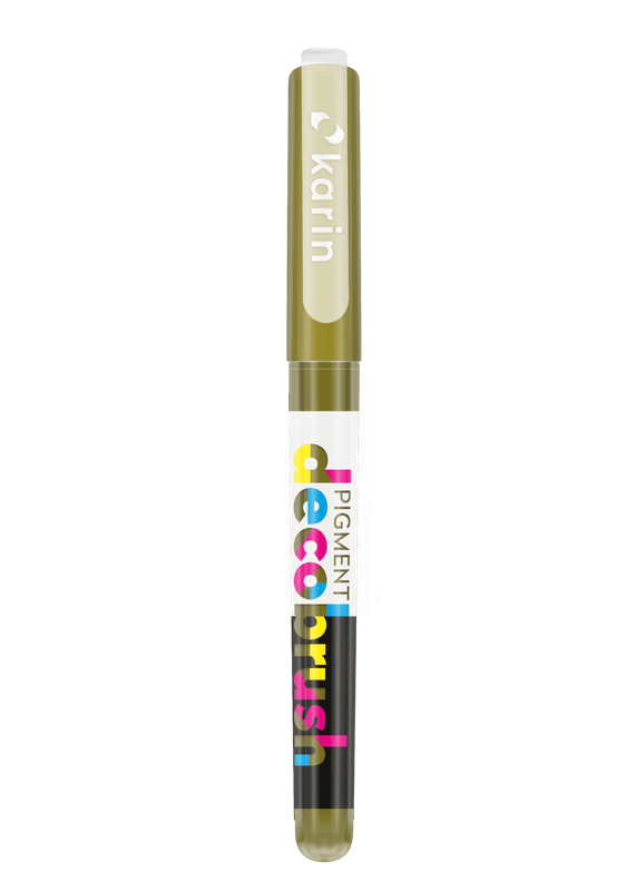 KARIN MARKERS PIGMENT DECOBRUSH CURRY 3985U