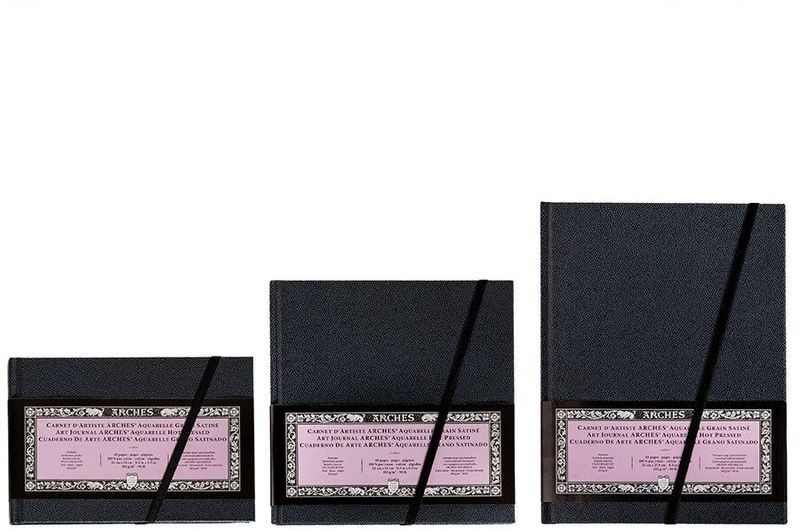 ARCHES CUADERNO DE ARTE AQUARELLE GRANO SATINADO