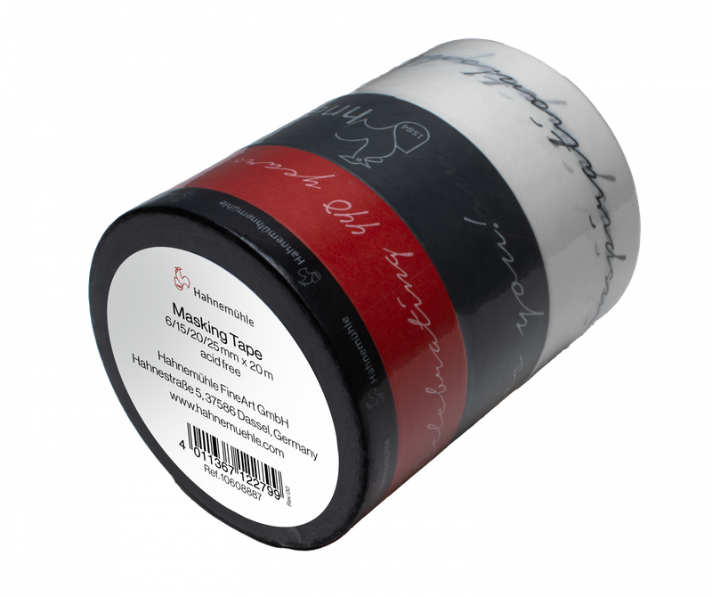 HAHNEMÜHLE MASKING TAPE SET DE 4 ROLLOS