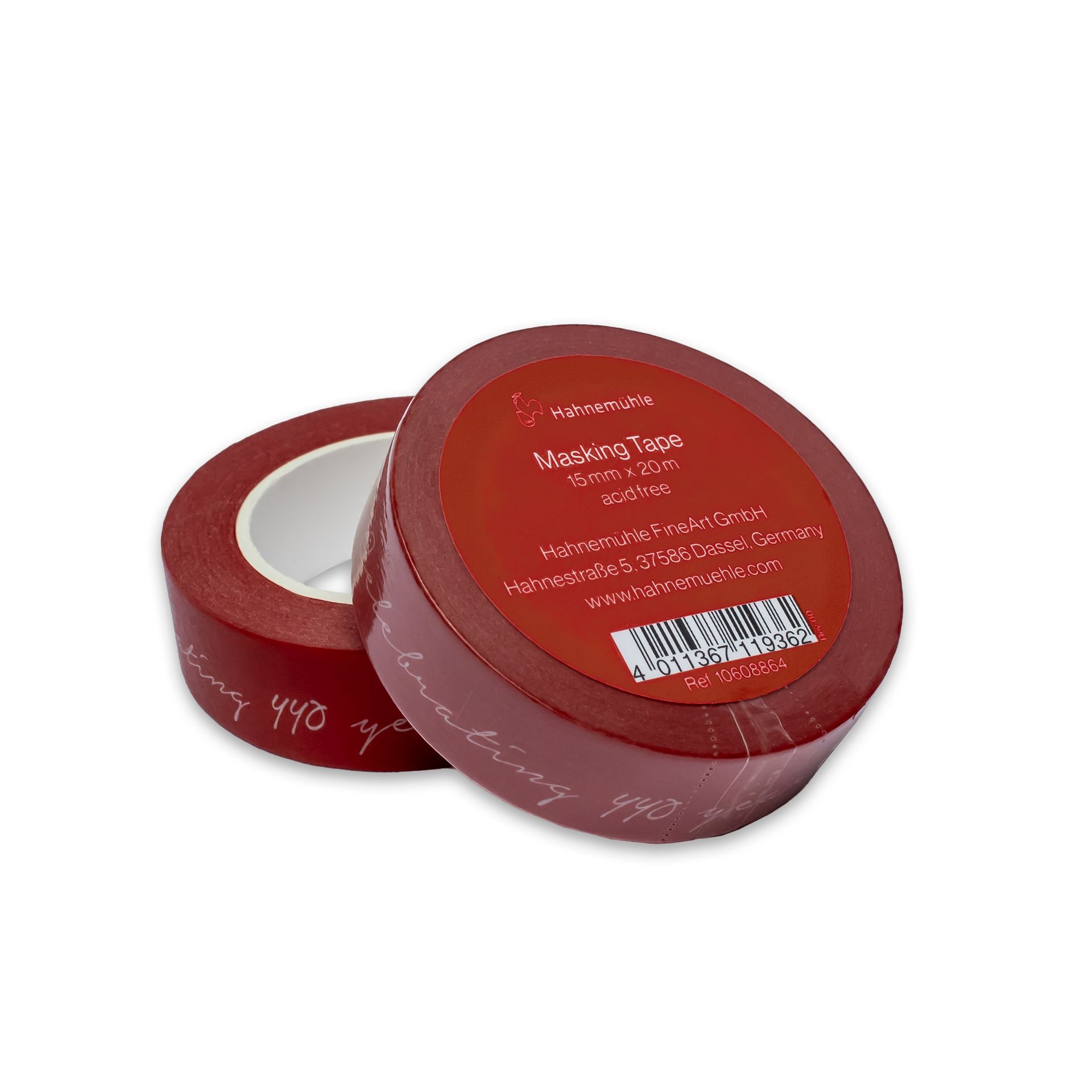 HAHNEMÜHLE MASKING TAPE ROJO 15 mm x 20 m