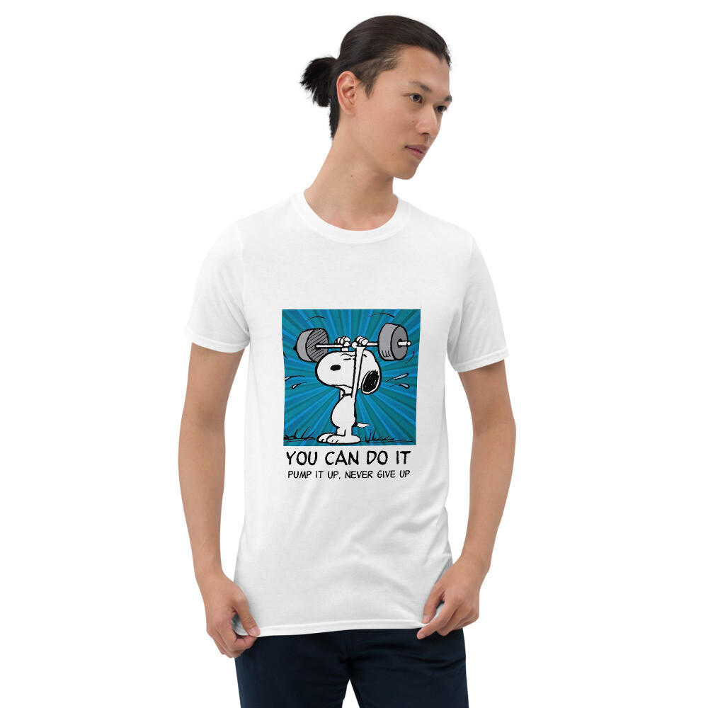 Snoopy &quot;You Can Do It&quot; Short-Sleeve Unisex T-Shirt