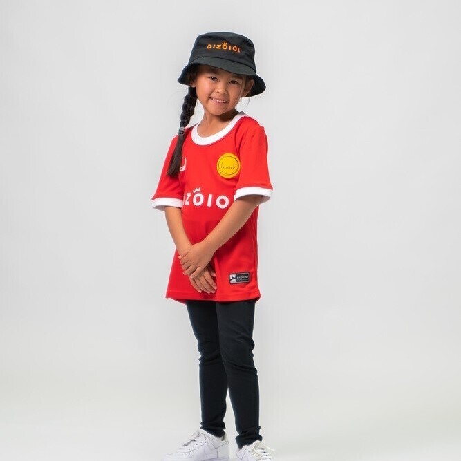 #ABDK Kids Football Jersey - Red &amp; White