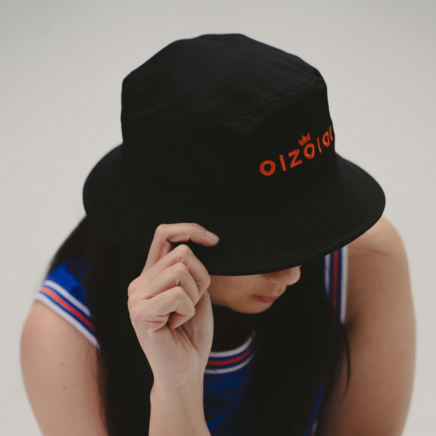 #NX30 Bucket Hat - Black and Orange