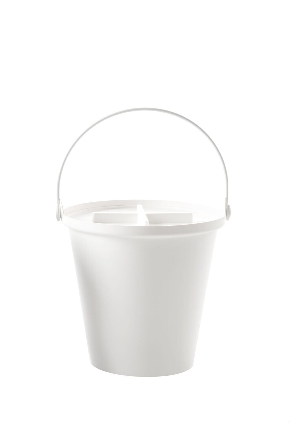 H2O Eimer mit Deckel, weiss