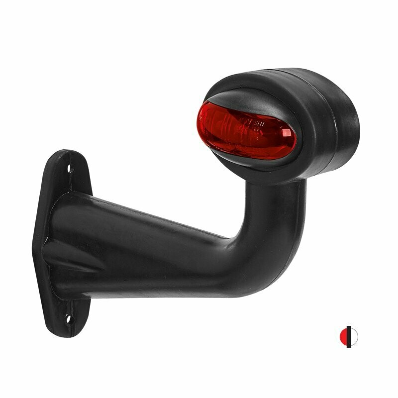 3168 End outline marker, Support: Longo, Color: Vermelho | Branco