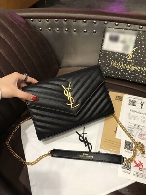 NEW Yves Saint Laurent Shoulder Bag Exclusive Collection - Genuine Leather Shoulder Bag - Original - High-Quality