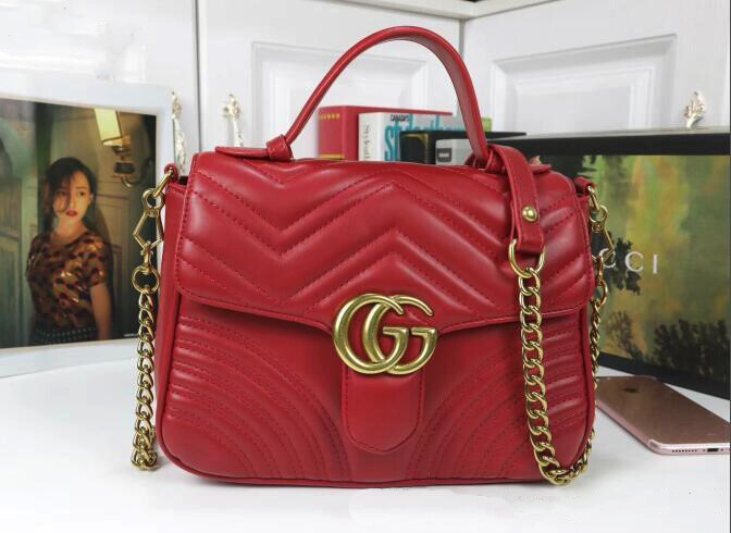 NEW Gucci GG Marmont mini top handle bag 2020 | Large Capacity - Original - High-Quality