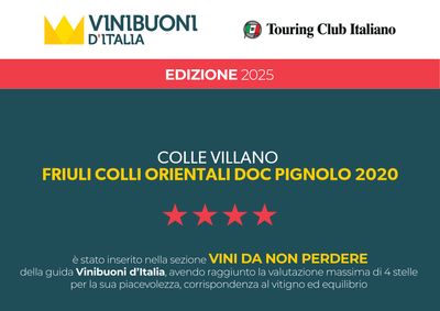 PIGNOLO DOC FRIULI COLLI ORIENTALI 2020