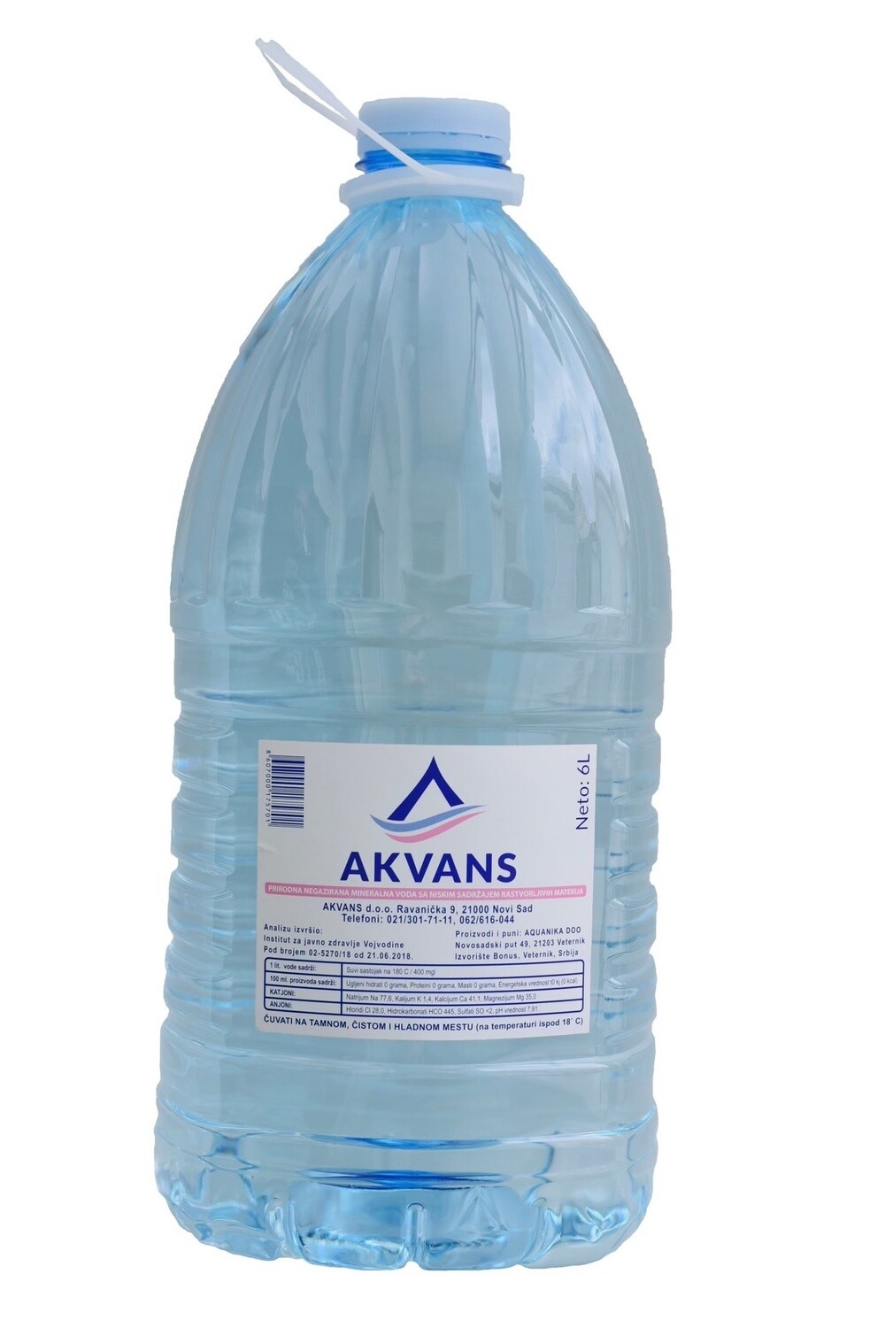 Prirodna mineralne negazirana voda 6 l
