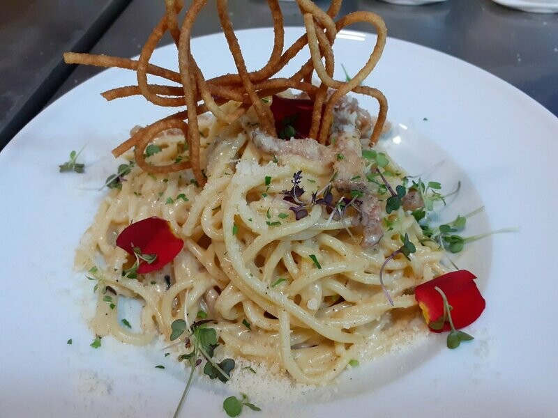 Espaguetis Carbonara