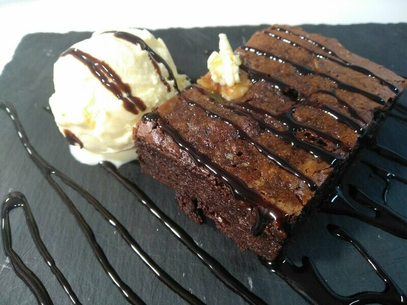 Brownie de Chocolate con Nueces