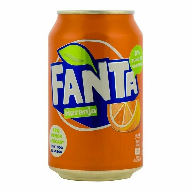 Fanta naranja lata 33 cl