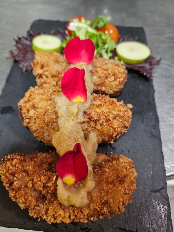 Croquetas caseras de gorgonzola y nueces