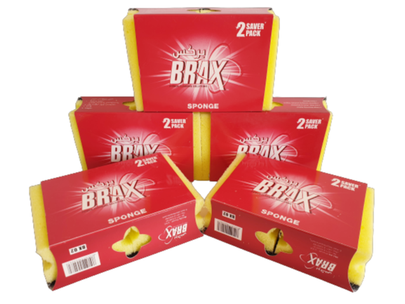 Brax Grove Sponge with Scrubs 1x2x5Pcs
