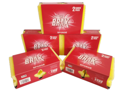 Brax Grove Sponge with Scrubs 1x2x5Pcs
