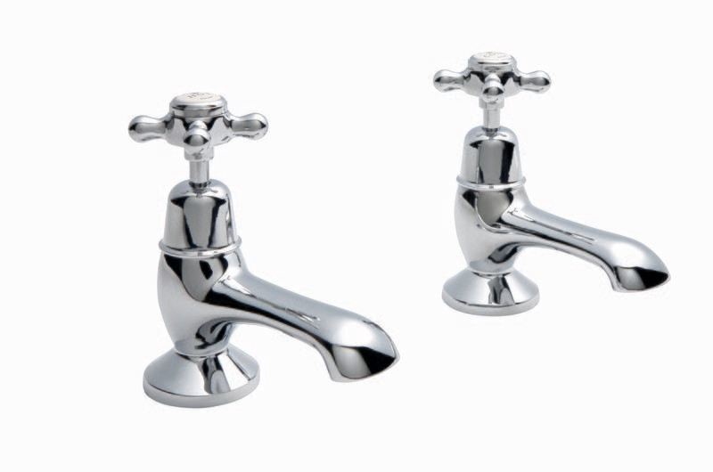 Victrion Crosshead Basin Pillar Taps
Choice of  6 Colour Variations