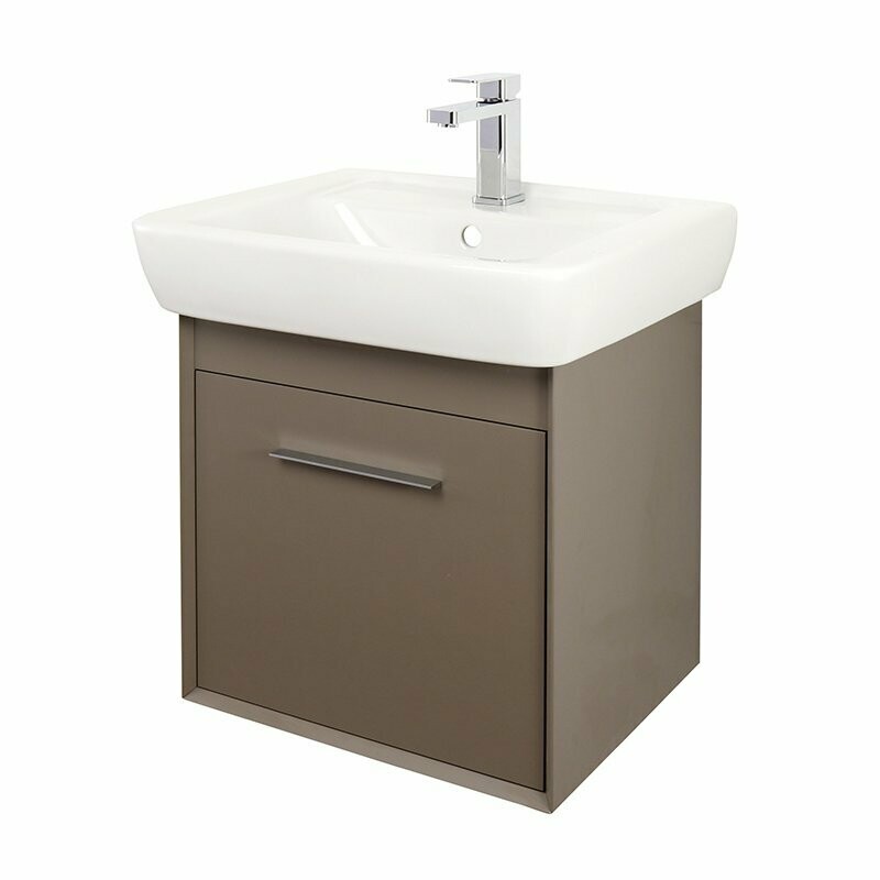 TERRA MATT - Abacus Simple 55cm Basin Vanity Unit