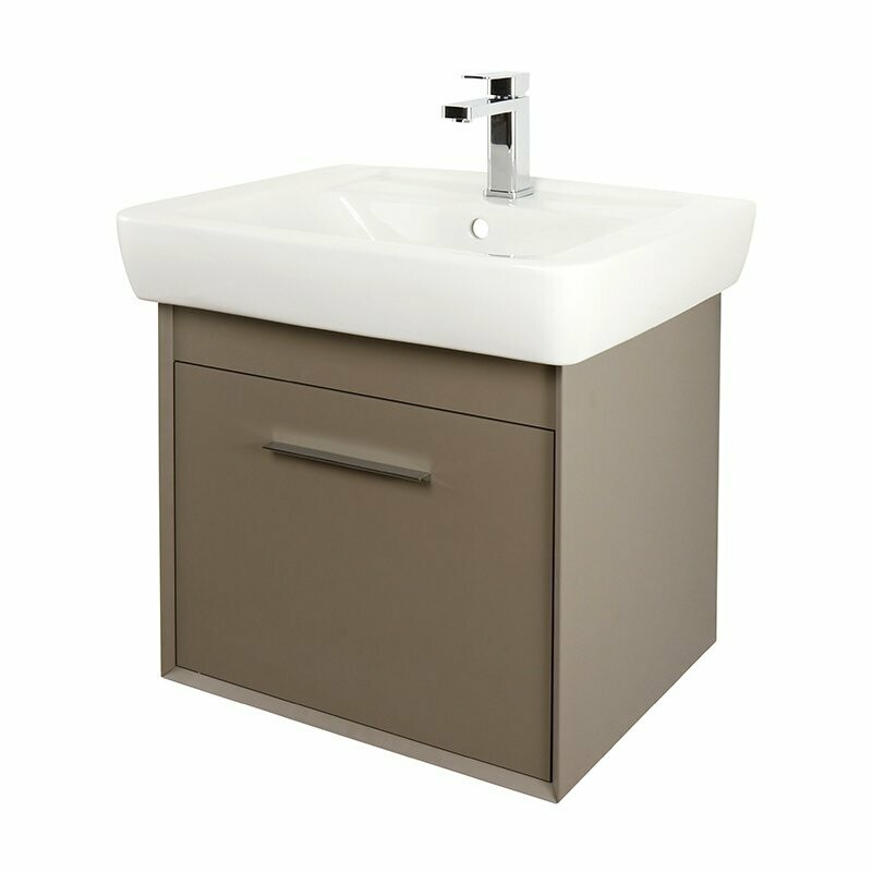 TERRA MATT - Abacus Simple 60cm Basin Vanity Unit