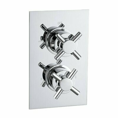 ABACUS - EMOTION CROSS THERMO SHOWER MIXER (2 OUTLET)