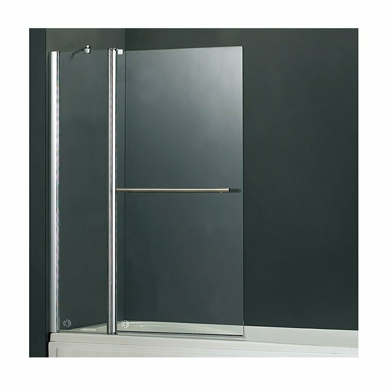 ABACUS - TWO PART BATH SCREEN WITH TOWEL BAR