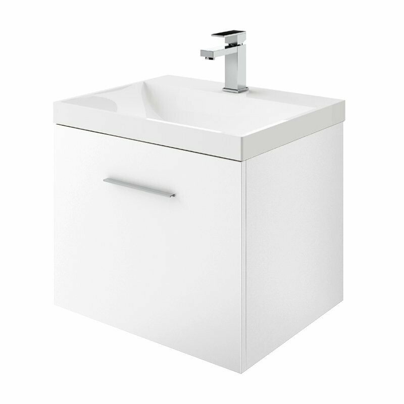 ABACUS - PURE F 60 UNDER BASIN VANITY UNIT - WHITE