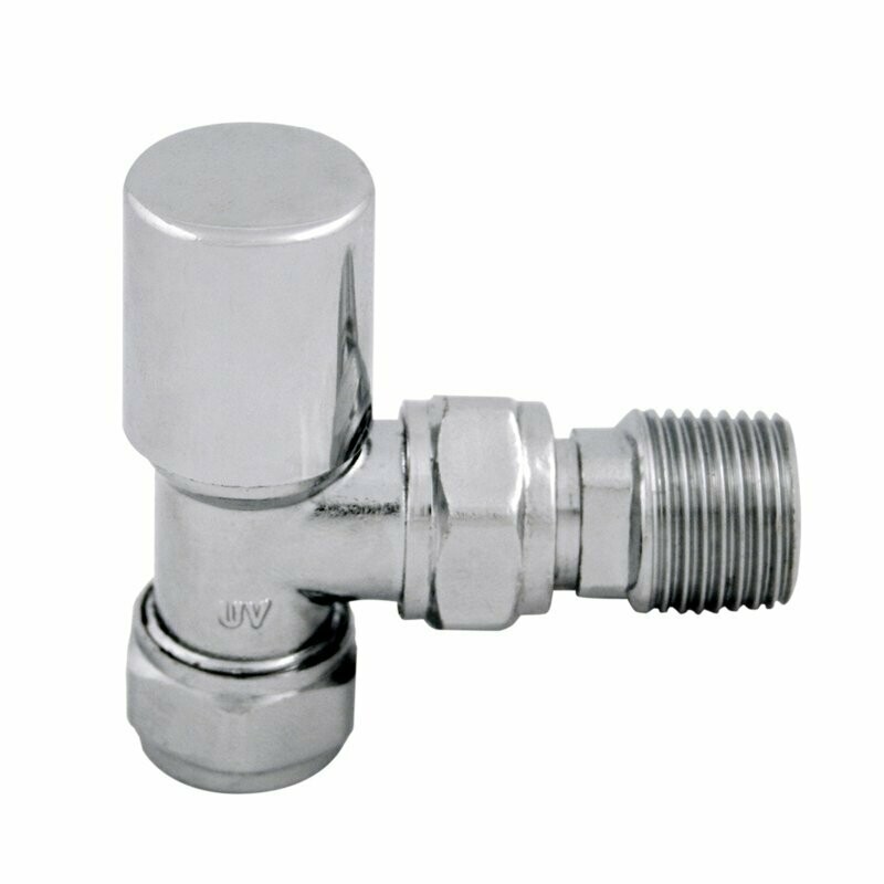 ABACUS - STANDARD VALVE - LOCKSHIELD ANGLED 15MM