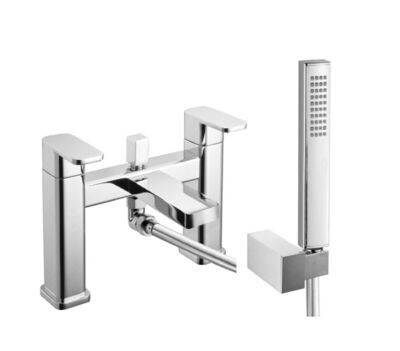 ABACUS - EDITION CHROME BATH FILLER WITH HAND SHOWER