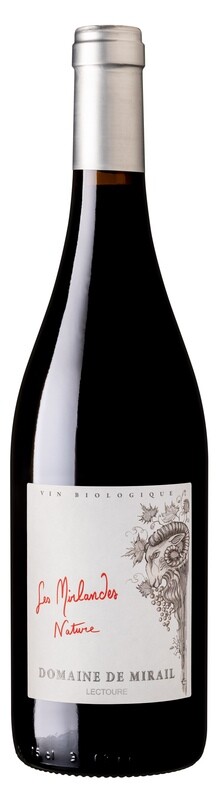 LES MIRLANDES NATURE ROUGE 2021 BIO - 75 cl