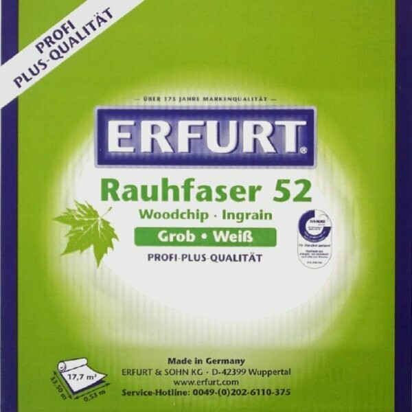 Raufaser grobstrukturiert