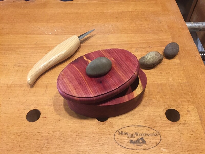 Cedar Oval Keepsake Box