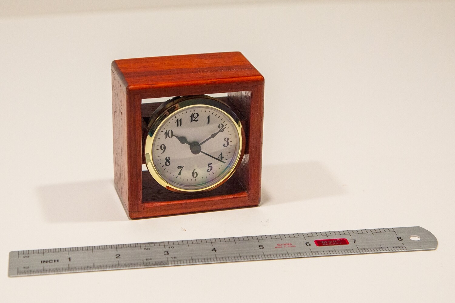 Mahogany Desk Clock