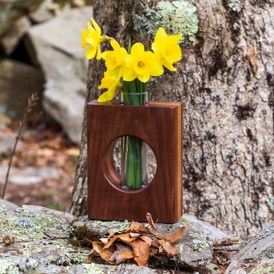 Hardwood Bud Vase