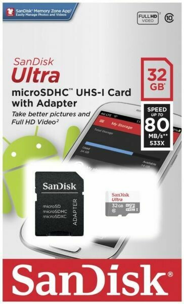 Sandisk 32GB Memory card