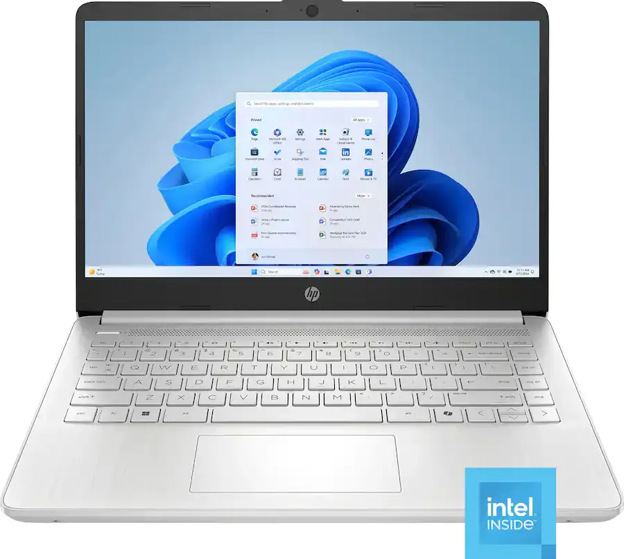 HP 14&#39;&#39; Intel N150 Processor 4+128GB Silver