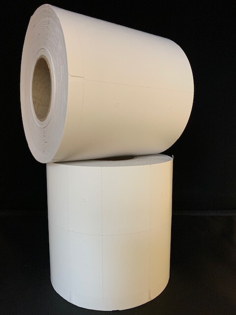 Labelprinterkaartjes 2 in 1 thermo top (12rol ) (K)