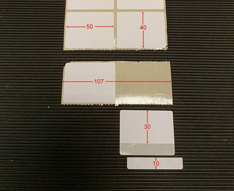 Labelprinterstickers (D) 2-in-1