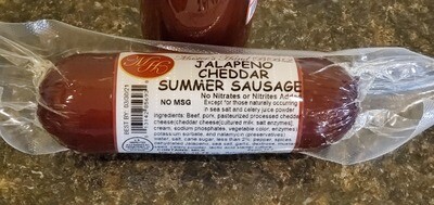 Jalapeno & Cheddar Summer Sausage 10.75oz Jalapeno & Cheddar Summer Sausage 10.75oz
