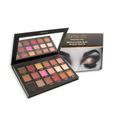 Skin O2 Metallic & Nude Shadow Palette Skin O2 Metallic & Nude Shadow Palette