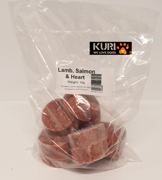 Lamb, Salmon & Heart 1kg