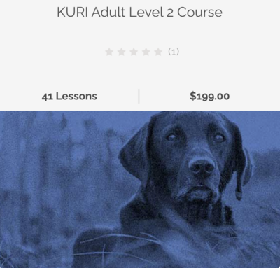 Kuri Adult Dog Level 2 Course