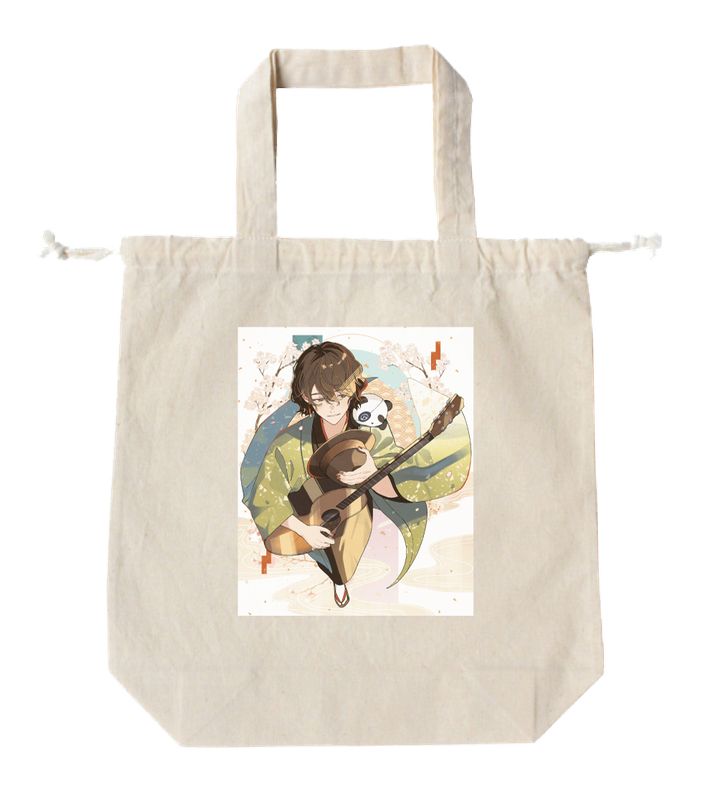 ぱんだ生誕祭巾着トートバッグ